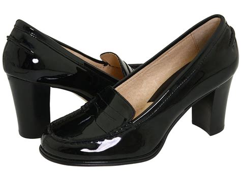 michael kors loafers black|Michael Kors loafer heels.